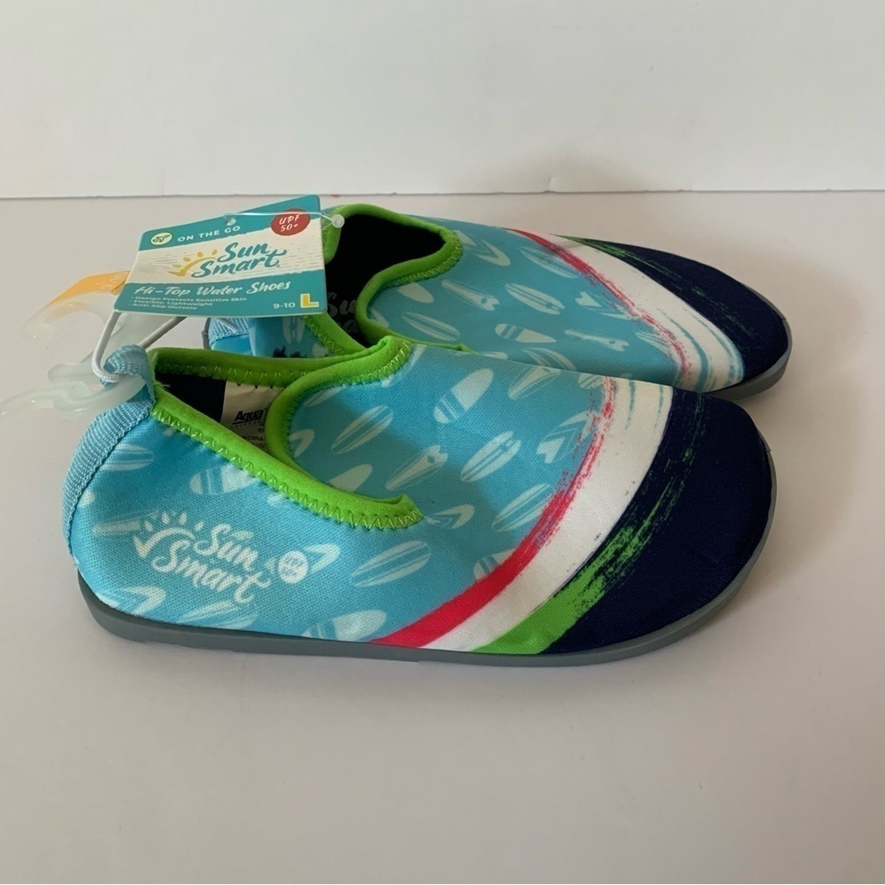 NWT. AQUA LEISURE Sun Smart Hi-Top Water Shoes - Picture 3 of 8